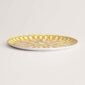 Hermès Soleil d’HermèsTart Platter shown on table | Kneen & Co