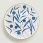 Hermes A Walk in the Garden Dessert Plate Blue | Kneen & Co