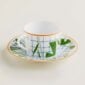 Hermes A Walk in the Garden Tea Cup and Saucer Green | Kneen & Co
