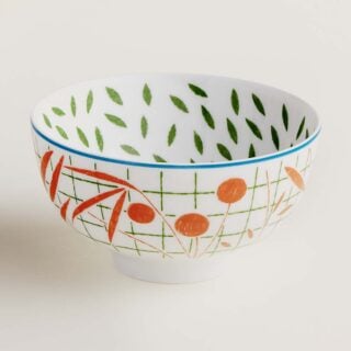 Hermes A Walk in the Garden Bowl | Kneen & Co
