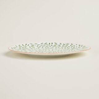 Hermes A Walk in the Garden Dinner Plate Green | Kneen & Co