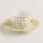 Hermes A Walk in the Garden Tea Cup and Saucer Yellow | Kneen & Co