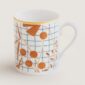 Hermes A Walk in the Garden Mug Orange | Kneen & Co