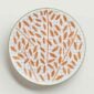 Hermes A Walk in the Garden Dessert Plate Orange | Kneen & Co