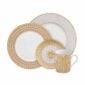 Hermes Mosaique au 24 Gold Dinnerware Group Photo | Kneen & Co