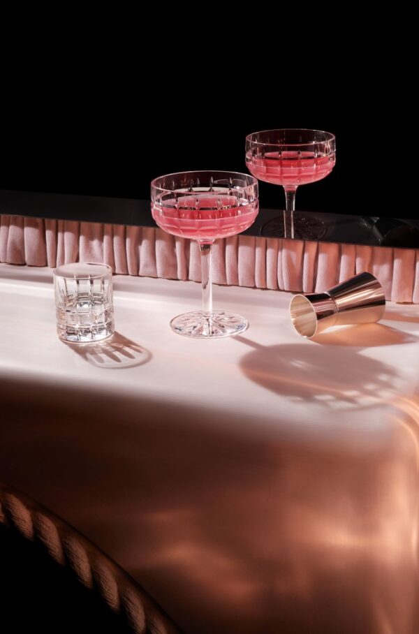 Saint-Louis Manhattan cocktail glasses