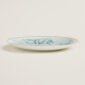 Hermès Carnets d'Equateur Lions Dessert Plate shown on table | Kneen & Co