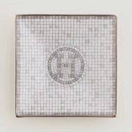 Hermès Mosaique au 24 Platinum Square Plate no. 1