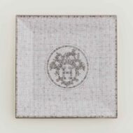 Hermès Mosaique au 24 Platinum Square Plate no. 3