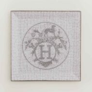 Hermès Mosaique au 24 Platinum Square Plate no. 5