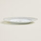 Hermès Mosaique Au 24 Platinum Presentation Plate shown on table | Kneen & Co
