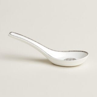 Hermès Mosaique Au 24 Platinum Oriental Soup Spoon | Kneen & Co