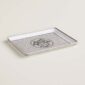 Hermès Mosaique Au 24 Platinum Oriental Sushi Plate shown on table | Kneen & Co