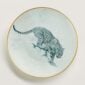 Hermès Carnets d'Equateur Panther Dessert Plate | Kneen & Co