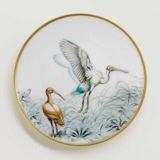 Hermès Carnets d'Equateur Birds Bread and Butter Plate | Kneen & Co