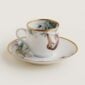 Hermès Carnets d'Equateur Espresso Cup and Saucer | Kneen & Co