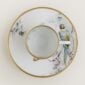 Hermès Carnets d'Equateur Espresso Cup and Saucer shown on table | Kneen & Co