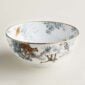 Hermès Carnets d'Equateur Large Salad Bowl shown on table | Kneen & Co