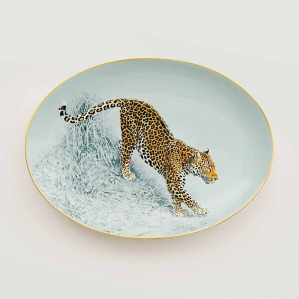 Hermès Carnets d'Equateur Small Oval Platter | Kneen & Co