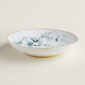 Hermès Carnets d'Equateur Large Deep Round Platter shown on table | Kneen & Co