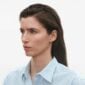 Woman wearing Diamonds Ear Stud White Gold With Diamonds 0.18 CT | Kneen & Co