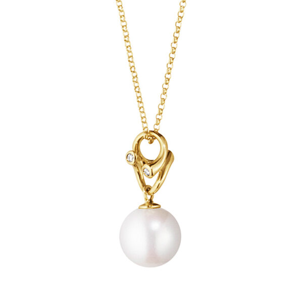 Georg Jensen Magic Necklace with Pendant in yellow gold | Kneen & Co
