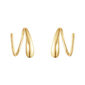 Georg Jensen Mercy Swirl Earrings in 18 kt yellow gold | Kneen & Co