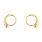 Georg Jensen Mercy Swirl Earrings in 18 kt yellow gold | Kneen & Co