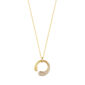 Georg Jensen Mercy Necklace with Pendant 0.33 CT in yellow gold with .33 ct of pavé diamonds | Kneen & Co