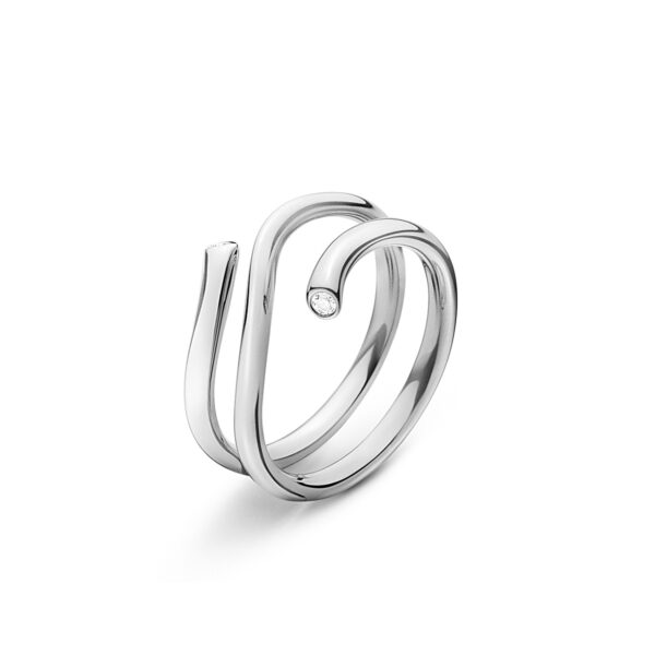 GJensen-20000342-MAGIC-RING-1513A-WG-DIAMND-0pt04-CT-1200x1200-100KB Georg Jensen Magic Ring White Gold With Diamonds 0.18 CT | Kneen & Co