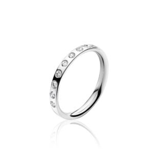 Georg Jensen Magic Ring 0.18 ct in White Gold | Kneen & Co
