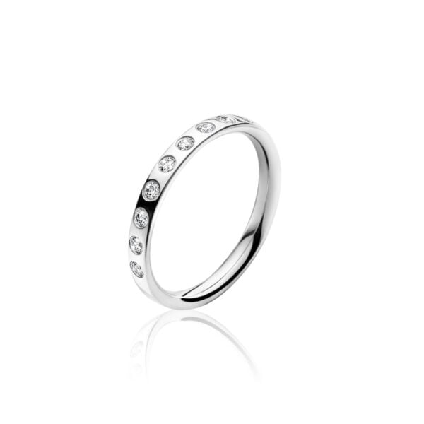 GJensen-20000346-MAGIC-RING-1513B-WG-DIAMND-0pt18-CT-1200x1200-100KB Georg Jensen Magic Ring 0.18 ct in White Gold | Kneen & Co