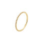 Georg Jensen Signature Diamonds Ring, Small in yellow gold | Kneen & Co