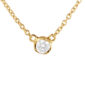 Georg Jensen Signature Diamonds Pendant 0.05 ct in yellow gold | Kneen & Co