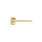 Georg Jensen Signature Diamonds Solitaire Stud Earring 0.20 ct in yellow gold side view| Kneen & Co