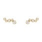 George Jensen Signature Diamonds Ear Stud 0.18 ct in yellow gold | Kneen & Co