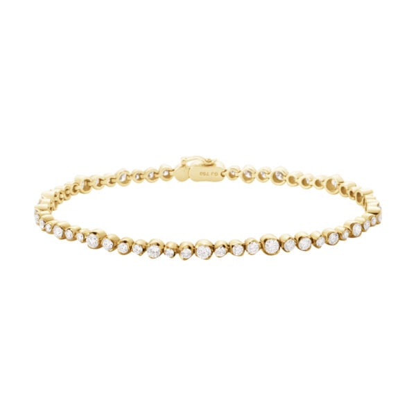 GJensen-20001307-GJSIGNATURE-TENNIS-BRACELET-1652B-YG-DIAMND-X.XXCT-1200x1200-100KB George Jensen Signature Diamonds Tennis Bracelet in yellow gold | Kneen & Co