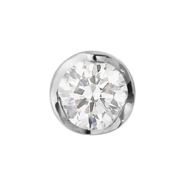 GJensen-20001347-GJSIGNATURE-EARSTUD-1652A-WG-DIAMND-0-05CT-01-1200x1200-100KB Georg Jensen Signature Diamonds Solitaire Stud Earring 0.05 ct front view| White Gold