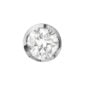 Georg Jensen Signature Diamonds Solitaire Stud Earring 0.10 ct - White Gold front view| Kneen & Co