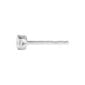 Georg Jensen Signature Diamonds Solitaire Stud Earring White Gold with Diamonds 0.10 CT side view | Kneen & Co