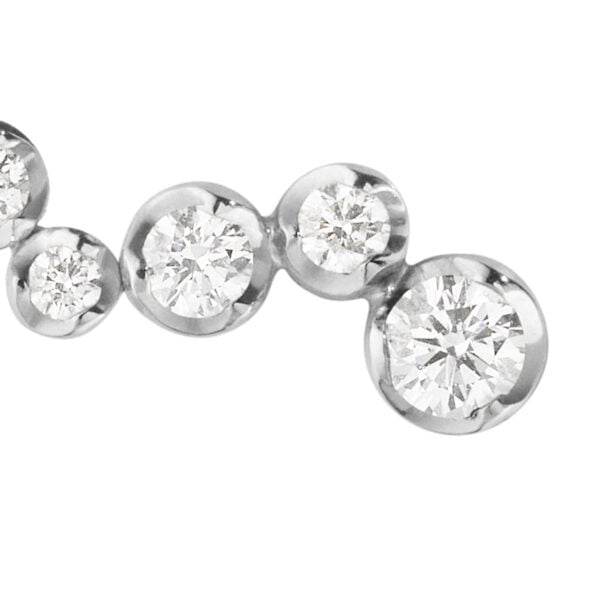 George Jensen Signature Diamonds Ear Stud 0.18 ct | White Gold | Kneen & Co