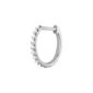 Georg Jensen Signature Diamonds Ear Hoop 0.10 ct | White Gold | Kneen & Co