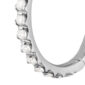 Georg Jensen Signature Diamonds Ear Hoop 0.10 ct | White Gold | Kneen & Co