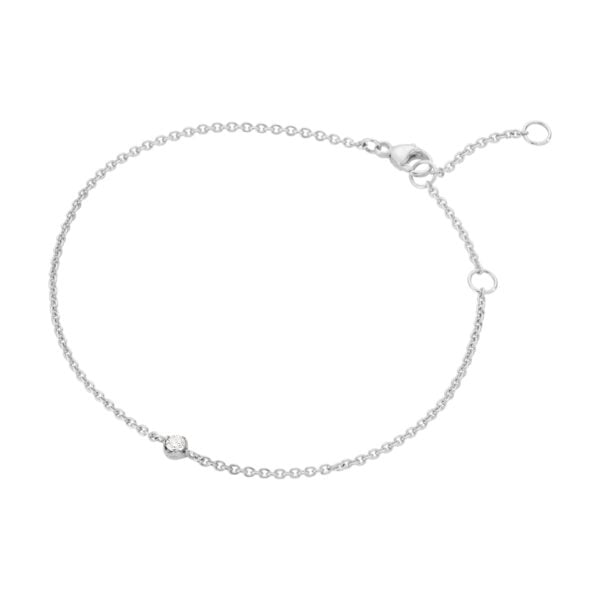 George Jensen Signature Diamonds Bracelet 0.05 ct | White Gold | Kneen & Co