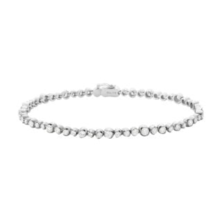 George Jensen Signature Diamonds Tennis Bracelet | White Gold | Kneen & Co