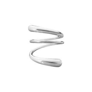 Georg Jensen Mercy Twist Ring in sterling silver | Kneen & Co