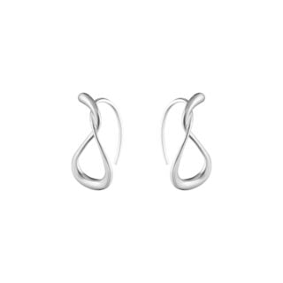 Georg Jensen Mercy Earhoops, Small in sterling silver | Kneen & Co