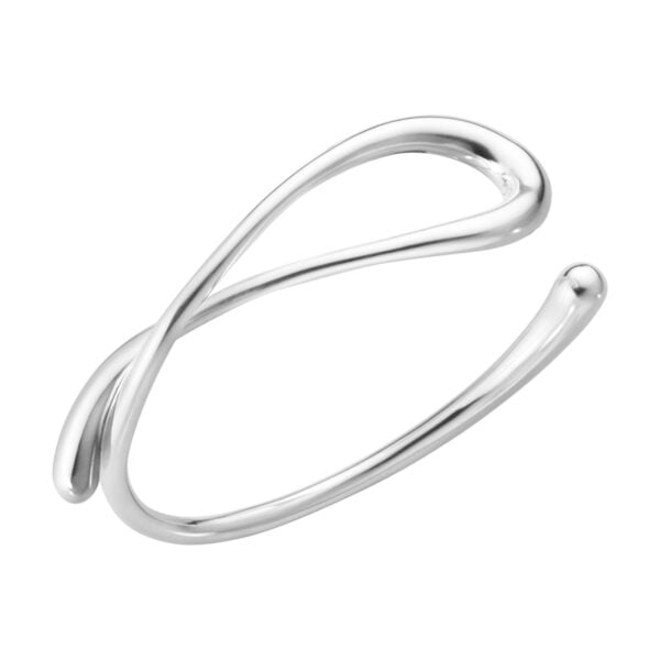 Georg Jensen Mercy Twist Bangle in sterling silver | Kneen & Co