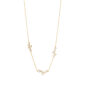 George Jensen Signature Diamonds Necklace 0.47 ct in Yellow Gold | Kneen & Co