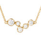 George Jensen Signature Diamonds Necklace 0.47 ct in Yellow Gold | Kneen & Co